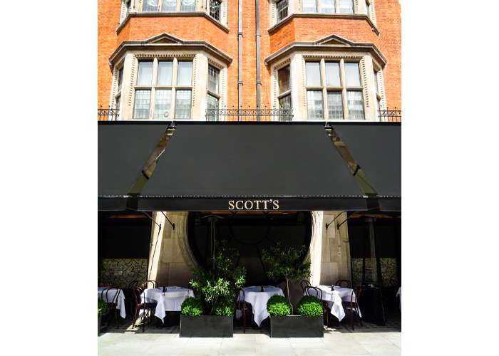 Signature Victorian Awning® for Scott's, Mayfair